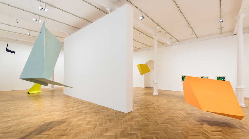 'Joel Shapiro' installed at Pace London, 6 Burlington Gardens, M